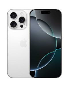 هاتف Apple iPhone 16 Pro Max ثنائي الشريحة - أبيض تيتانيوم - 1 تيرابايت