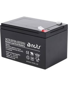 بطارية حمض الرصاص المختومة NCTS 12V12A - 12V 12Ah AGM / VRLA، طاقة لا تحتاج إلى صيانة لأجهزة UPS والطاقة الشمسية وأنظمة الأمان