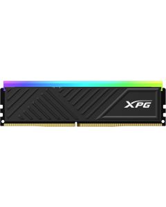 مجموعة ذاكرة سطح المكتب XPG Spectrix D35 RGB DDR4 سعة 32 جيجابايت (2×16 جيجابايت) 3600 ميجاهرتز CL18 ثنائية القناة - مشتت حراري أسود منخفض الارتفاع، Intel XMP 2.0