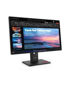 Lenovo 64AAGAT2UK ThinkVision T27QD-40 27″ QHD IPS with USB-C Docking, 48-120 Hz, 99% sRGB, HDR10, RJ45 & DP-Out