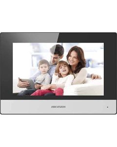 Hikvision DS-KH6320-WTE1 Original US Version Video Intercom Indoor Station with 7" Touch Screen