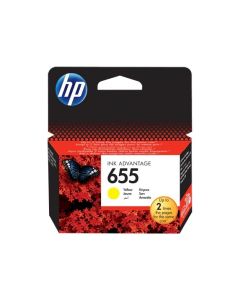 HP 655 Yellow Original Ink Cartridge CZ112AE