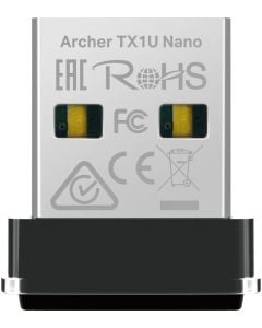 TP‑Link Archer TX1U Nano AX300 WiFi 6 USB Adapter Compact USB 2.0 Nano WiFi 6 (287 Mbps), Plug & Play