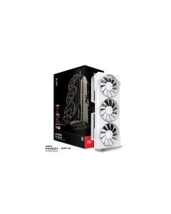 بطاقة رسومات XFX Swift AMD Radeon RX 9070 XT إصدار أبيض ثلاثي المروحة للألعاب، ذاكرة GDDR6 سعة 16 جيجابايت، RDNA 4، PCIe 5.0، تردد معزز 2970 ميجاهرتز، سرعة ذاكرة 20 جيجابت في الثانية، 3 منافذ DisplayPort 2.1، منفذ HDMI 2.1، تصميم ثلاثي الفتحات