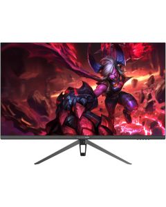 شاشة ألعاب GAMEON Premium Series مقاس 32 بوصة بدقة 4K UHD سريعة IPS 3840x2160 بمعدل تحديث 144 هرتز ووقت استجابة 0.5 مللي ثانية بتقنية G-Sync وFreeSync ومخرج DP وHDMI x2 باللون الأسود