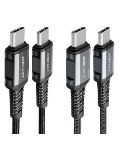 كابل شحن وبيانات Acefast C1-03 USB-C إلى USB-C بقوة 60 وات، بطول 1.2 متر