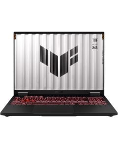 كمبيوتر محمول للألعاب من أسوس TUF FA608UM بمعالج AMD Ryzen 7 260 وذاكرة RAM بسعة 32 جيجابايت وقرص تخزين SSD بسعة 1 تيرابايت وبطاقة رسومات NVIDIA RTX 5060 بسعة 8 جيجابايت، شاشة 16 بوصة بدقة WUXGA، لوحة مفاتيح إنجليزية، اللون الرمادي (Jager Grey)، نظام التش