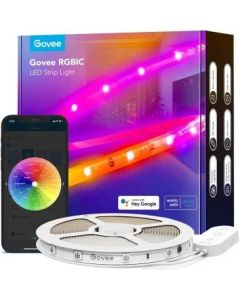 Govee Wi-Fi RGBIC LED Strip Light H619ZCD1 – 3-Meter Smart LED Strip with Dynamic RGBIC Effects, App & Voice Control Compatible