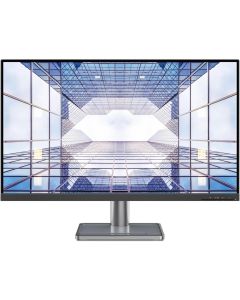 شاشة لينوفو L32p-30 UHD IPS مقاس 31.5 بوصة بدقة 3840 × 2160 ومعدل تحديث 60 هرتز ووقت استجابة 4 مللي ثانية مع تصميم بدون حواف تقريبًا من 3 جوانب باللون الأسود