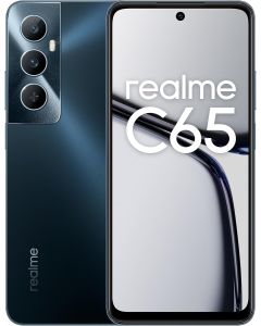 Realme C65 Dual Sim Smartphone 6GB Ram 128GB Storage 4G LTE Middle East Version-Starlight Black