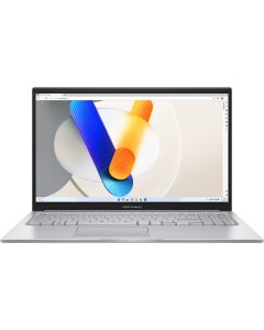 Asus Vivobook 15 X1504VA-NJ379 Laptop 13th Gen Intel Core i7-1355U 8GB DDR4 512GB SSD 15.6 Full HD Intel UHD Graphics Silver English Arabic Keyboard Operating System (Windows 11 Modified)