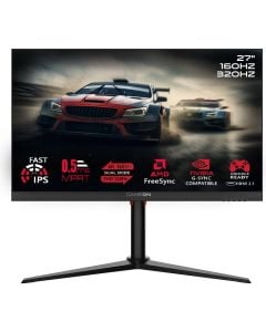GAMEON Switch X Series Gaming Monitor 27 inch 4K UHD/FHD Dual Switch Fast IPS 3840 x 2160 160/320Hz Refresh Rate 0.5ms MPRT Response Time G-Sync & FreeSync, 5W Built-in Stereo Speakers, Supports PS5, Black 