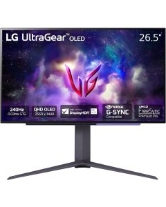 LG UltraGear Gaming Monitor 27 inch 27GS95QE QHD OLED 2560 x 1440 240Hz Refresh Rate 0.03ms Response Time DisplayHDR True Black 400 AMD FreeSync Premium Pro NVIDIA G-Sync DisplayPort HDMI BLACK 