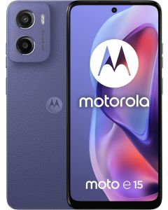 Motorola Moto E15 Dual Sim Smartphone 2GB Ram 64GB Storage 4G - Middle East Version-Fresh Lavender