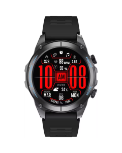 Powerology Titan Rugged Sports GPS Smart Watch With 3ATM Waterproof Black