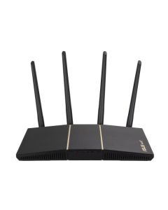 موجه ASUS RT-AX57 (AX3000) بتقنية WiFi 6 مزدوجة النطاق، أمان شبكة بدون اشتراك، حماية فورية، تحكم أبوي متقدم، VPN مدمج، متوافق مع AiMesh، للألعاب والبث، المنزل الذكي