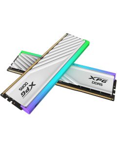 مجموعة ذاكرة سطح المكتب XPG Lancer Blade RGB DDR5 سعة 32 جيجابايت (2×16 جيجابايت) 6000 ميجاهرتز CL30 ثنائية القناة - مشتت حراري أبيض من الألومنيوم منخفض الارتفاع، ودعم Intel XMP 3.0 وAMD EXPO