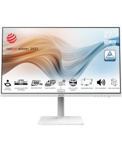 إم إس آي شاشة عرض حديثة للأعمال مقاس 27 بوصة MD272XPW FHD IPS بدقة 1920 × 1080 ومعدل تحديث 100 هرتز ووقت استجابة 1 مللي ثانية (MPRT) وتقنية AMD FreeSync وتصميم KVM Switch، باللون الأسود