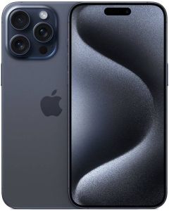Apple iPhone 15 Pro Max 256GB Blue Titanium - Middle East Version 