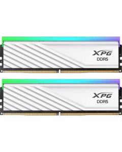 XPG Lancer Blade RGB DDR5 64 GB (2×32 GB) 6000 MHz CL30 Dual-Channel Desktop Memory Kit – Low-Profile White Heatsink, Intel XMP 3.0 & AMD EXPO Support 