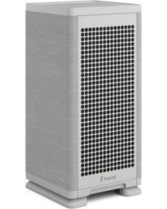 Fractal Mood Mini‑ITX Pillar Case – Light Gray SFF Design with 180 mm Fan & PCIe 4.0 Riser