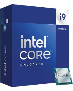 معالج Intel Core i9 14900K من الجيل الرابع عشر، ذاكرة تخزين مؤقتة 36 ميجابايت، حتى 6.00 جيجاهرتز، 24 نواة و32 خيطًا، صندوق FCLGA1700