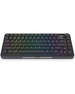 Redragon K708‑RGB‑PRO (Redragon RGB Mechanical Keyboard K708 PRO) – 81‑Key 75% Gasket Mount, OLED Display & Knob, Hot‑Swap, RGB, Tri‑Mode Wireless