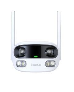 كاميرا خارجية ذكية مزدوجة العدسة Botslab W302، بدقة 2K، تغطية بان/تيلت 360°، وكشف حركة مدعوم بالذكاء الاصطناعي