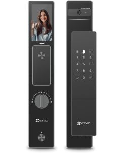 EZVIZ DL50FVS Smart Lock, 8-in-1 Keyless Entry, 3D Face Recognition, 8GB Built-in Storage