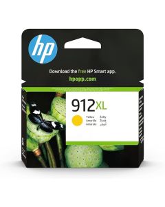 خرطوشة حبر أصلية عالية السعة HP 912XL باللون الأصفر (3YL83AE)