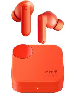 CMF By Nothing Buds 2a In-Ear Earbuds – 42dB Active Noise Cancellation, 12.4mm Dynamic Driver, Transparency Mode - Orange