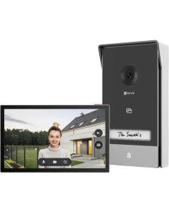 إيزي فيز HP7 شاشة لمسية 7 بوصات مع نظام الاتصال بالفيديو، دقة 2K، اتصال بالهاتف الذكي، رؤية ليلية، فتح الباب عن بُعد