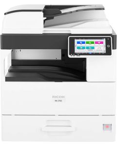 طابعة ليزر متعددة الوظائف RICOH IM 2702 A3 بالأبيض والأسود – نسخ، طباعة، مسح ضوئي، فاكس اختياري، لوحة تشغيل ملونة تعمل باللمس بحجم 7 بوصات، سرعة طباعة 27 صفحة في الدقيقة، دقة 600 × 600 نقطة في البوصة