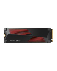 قرص SSD داخلي من سامسونج 990PRO مع مشتت حراري، سعة 1 تيرابايت، PCIe4.0 NVMe M.2 - MZ‑V9P1T0CW | 7,450/6,900 ميجابايت/ثانية، متوافق مع PS5، تشفير AES‑256، سعة 600 تيرابايت
