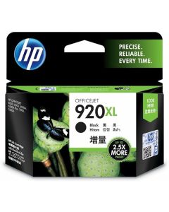 خرطوشة حبر أصلية عالية السعة باللون الأسود HP 920XL (CD975AE)