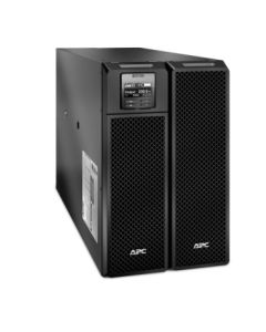 APC Smart-UPS On-Line، قدرة 10kVA/10kW، تصميم برجي، 230V/400V، 6 مخارج C13 + 4 مخارج C19 IEC، بطاقة شبكة مع فتحة SmartSlot، وقت تشغيل ممتد، بدون عدة تركيب على الرف