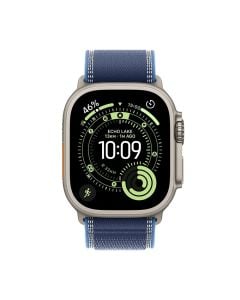 Apple Watch Ultra 3 GPS + Cellular 49mm Natural Titanium Case with Blue/Bright Blue Trail Loop - M/L