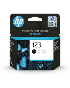 خرطوشة حبر أصلية HP 123 باللون الأسود (F6V17AE)