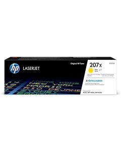 خرطوشة حبر ليزر أصلية من HP 207X عالية السعة باللون الأصفر (W2212X)