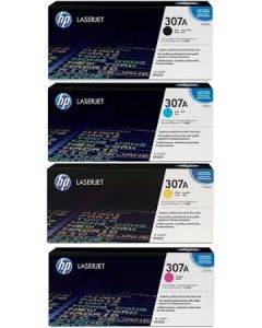 HP 307A Full Set ( Black, Cyan, Yellow, Magenta) Original LaserJet Toner Cartridge