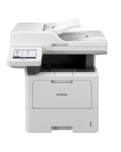 Brother MFC-L6710DW Mono Laser Printer, Fast print speed up to 50 ppm, User-friendly 12.7cm Color Touchscreen Panel, Automatic Document Feeder (Up to 70 sheets), L6710DW