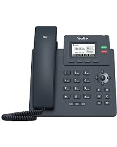 Yealink SIP-T31P Entry-Level IP Phone – 2 Lines, PoE, HD Voice, 2.3" Backlit LCD (132×64) – Black