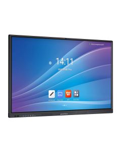 AZtech AZ2565-M01 65 inch 4K Smart Interactive Display, IFP, 8GB RAM + 128GB Storage, 400 NITS Brightness, 48MP Inbuilt AI camera,  40 Points Touch,  Inbuilt WIFI 6,  20W x 2 + 20W x 1 Subwoofer, Android 14, Screen share & Google Playstore