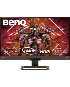 شاشة بينكيو EX2780Q مقاس 27 بوصة للألعاب QHD 2560x1440 معدل التحديث 144 هرتز أوقات الاستجابة 5 مللي ثانية مع تقنية FreeSync HDRI USB Type-C DP HDMI