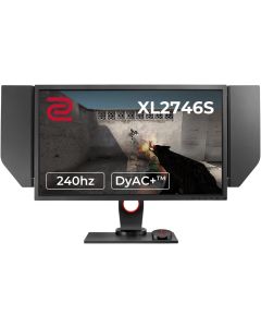 شاشة BenQ ZOWIE XL2746S مقاس 27 بوصة FHD 1920 × 1080 معدل تحديث 240 هرتز وقت الاستجابة 1 مللي ثانية شاشة ألعاب الرياضات الإلكترونية DP مقبس سماعة الرأس HDMI أسود