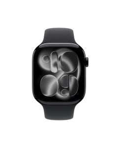 Apple Watch Series 11 GPS 46mm Jet Black Aluminium Case with Black Sport Band