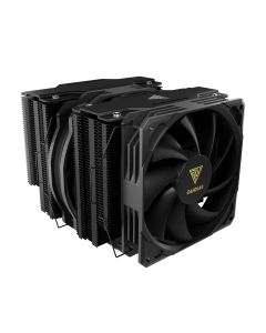 GAMDIAS BOREAS P1-720 Dual Tower CPU Air Cooler – 7 Heat Pipes, Dual PWM Fans (135mm/120mm), 2000 RPM, 84.2 CFM, Black – LGA 1700, AM5 Compatible