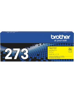 Brother TN‑273 Yellow Original Toner Cartridge – Standard Yield up to 1,300 pages