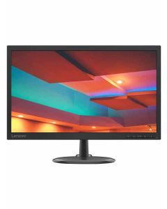 شاشة لينوفو 21.5 بوصة FHD TN معدل تحديث 1920 × 1080 75 هرتز وقت الاستجابة 5 مللي ثانية VGA مع كابل HDMI أسود