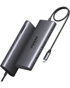 UGREEN Revodok Pro 210 10-in-1 USB-C Docking Station – Dual 4K Display, 100 W PD, 5 Gbps Data, Gigabit Ethernet